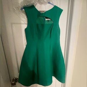 Green Halston Dress